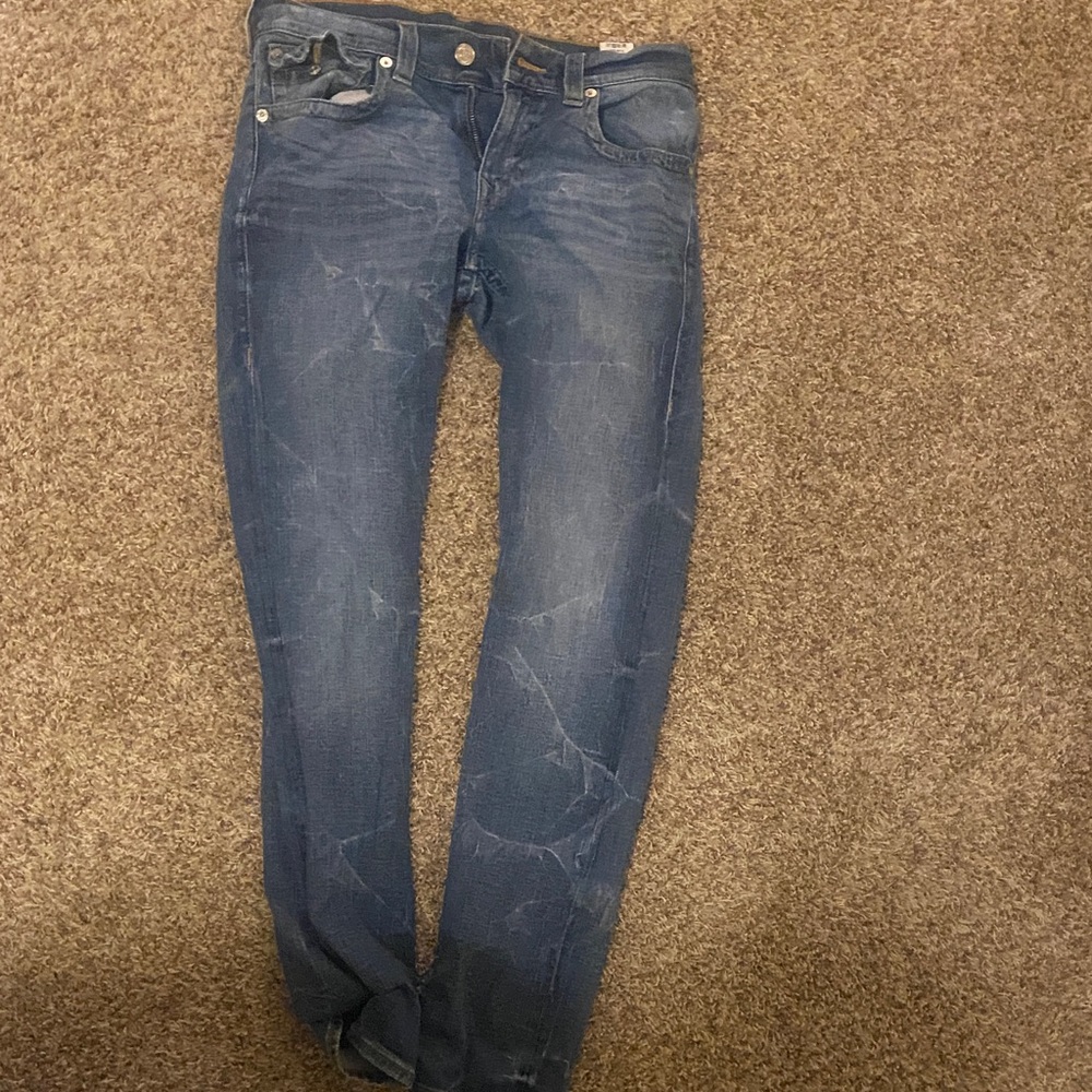 True Religion Dark and Light Blue Denim Jeans